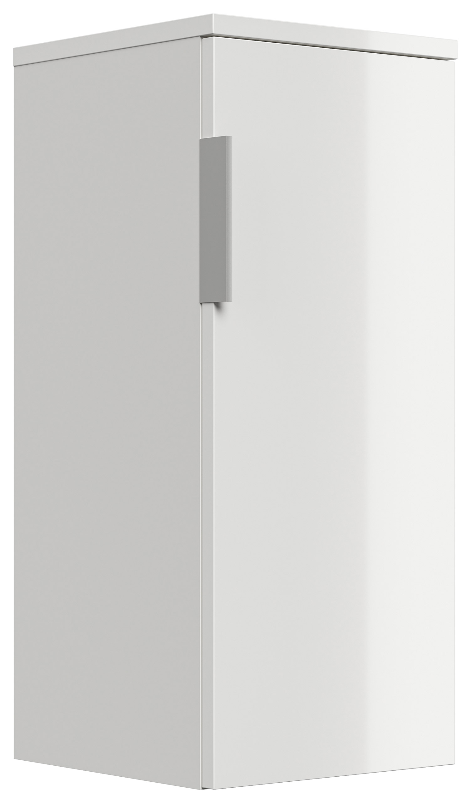 Badmöbel-Set Slimline Vega 4tlg mit Spiegel & Midischränke grafit ST/grafit matt