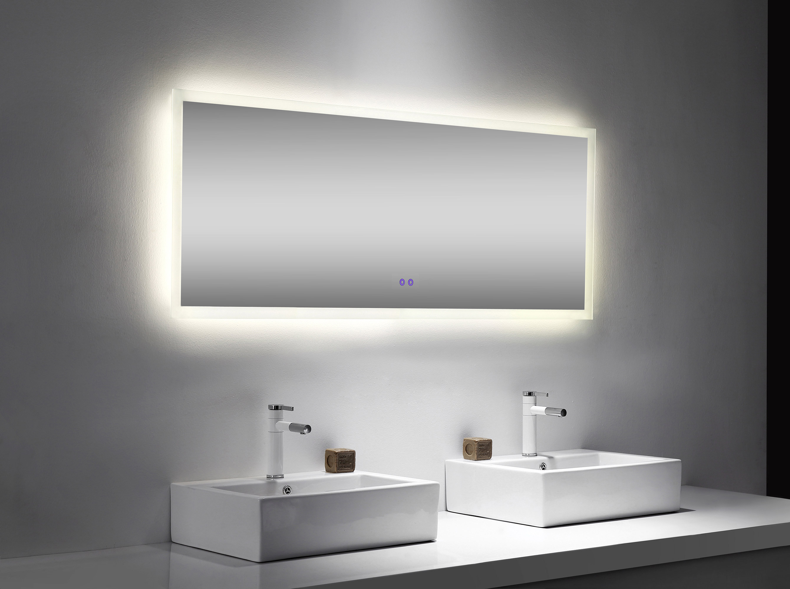 LED Spiegel 160x65 cm mit Heizung - Nie wieder beschlagene Spiegel