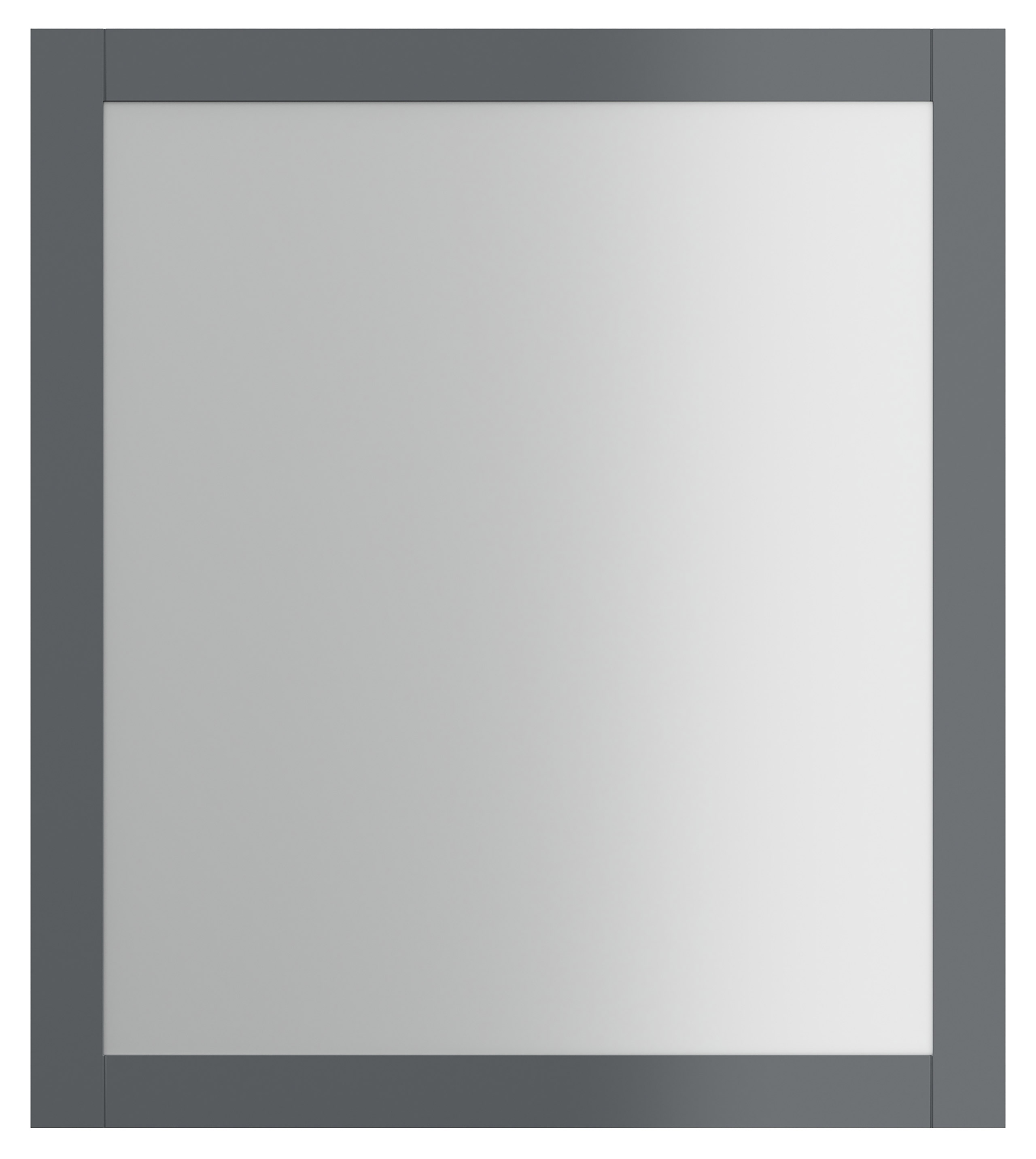 Landhaus Badmöbel-Set 2tlg Lavanda 75 Quarz weiß montiert grau lackiert
