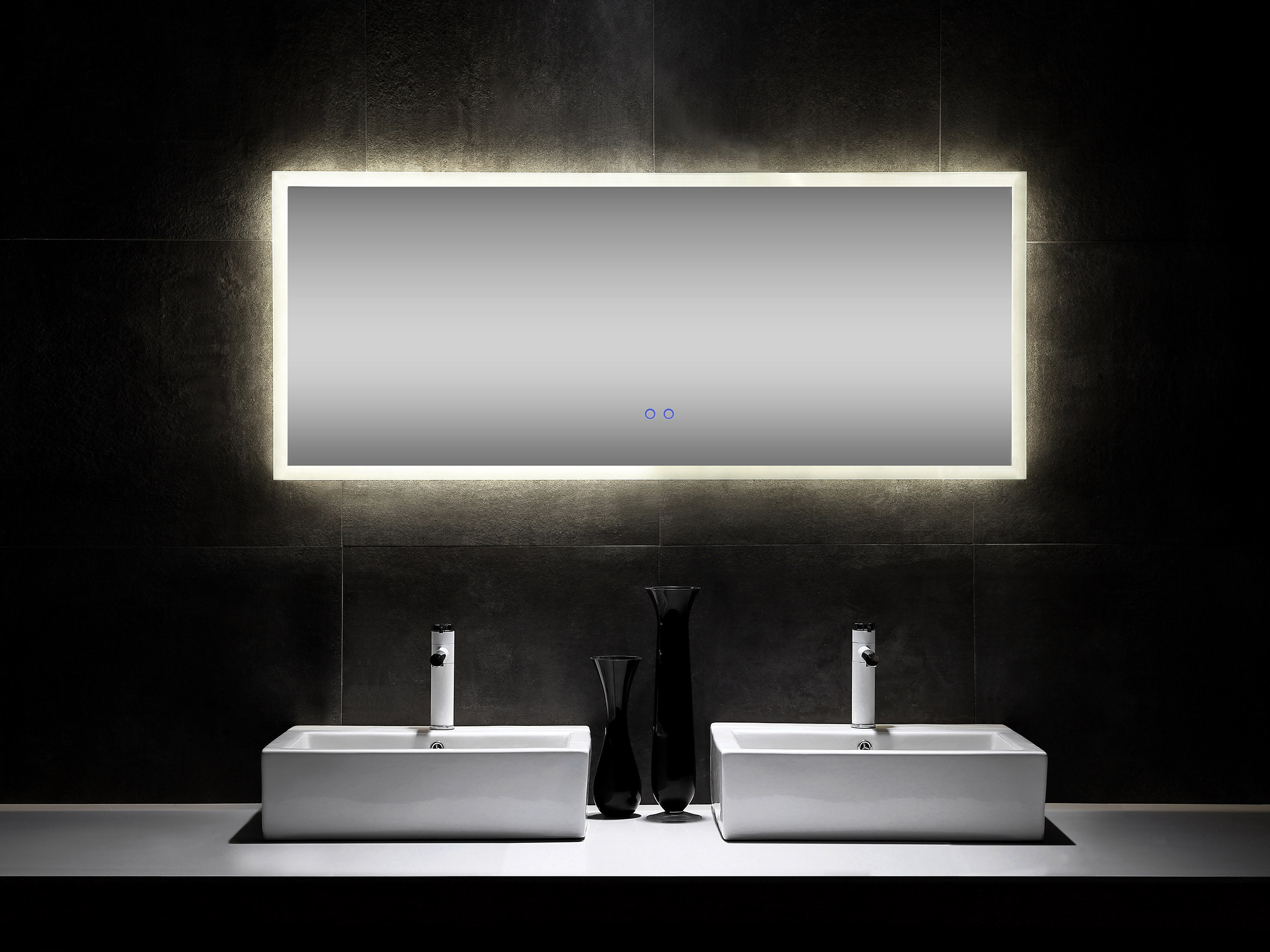 LED Spiegel 150x60 cm mit Heizung - Nie wieder beschlagene Spiegel