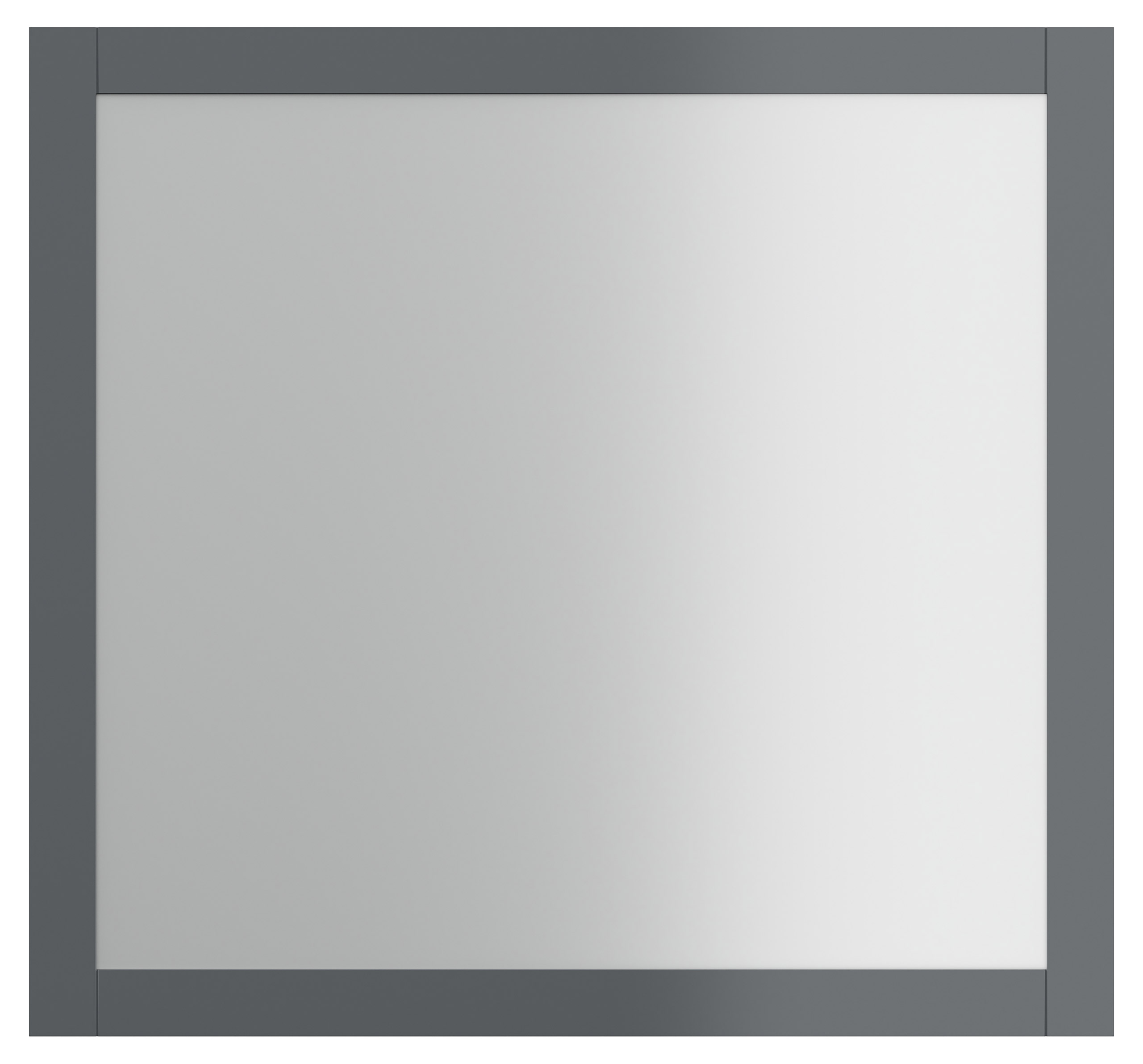 Landhaus Badmöbel-Set 2tlg Lavanda 90 Quarz weiß montiert grau lackiert
