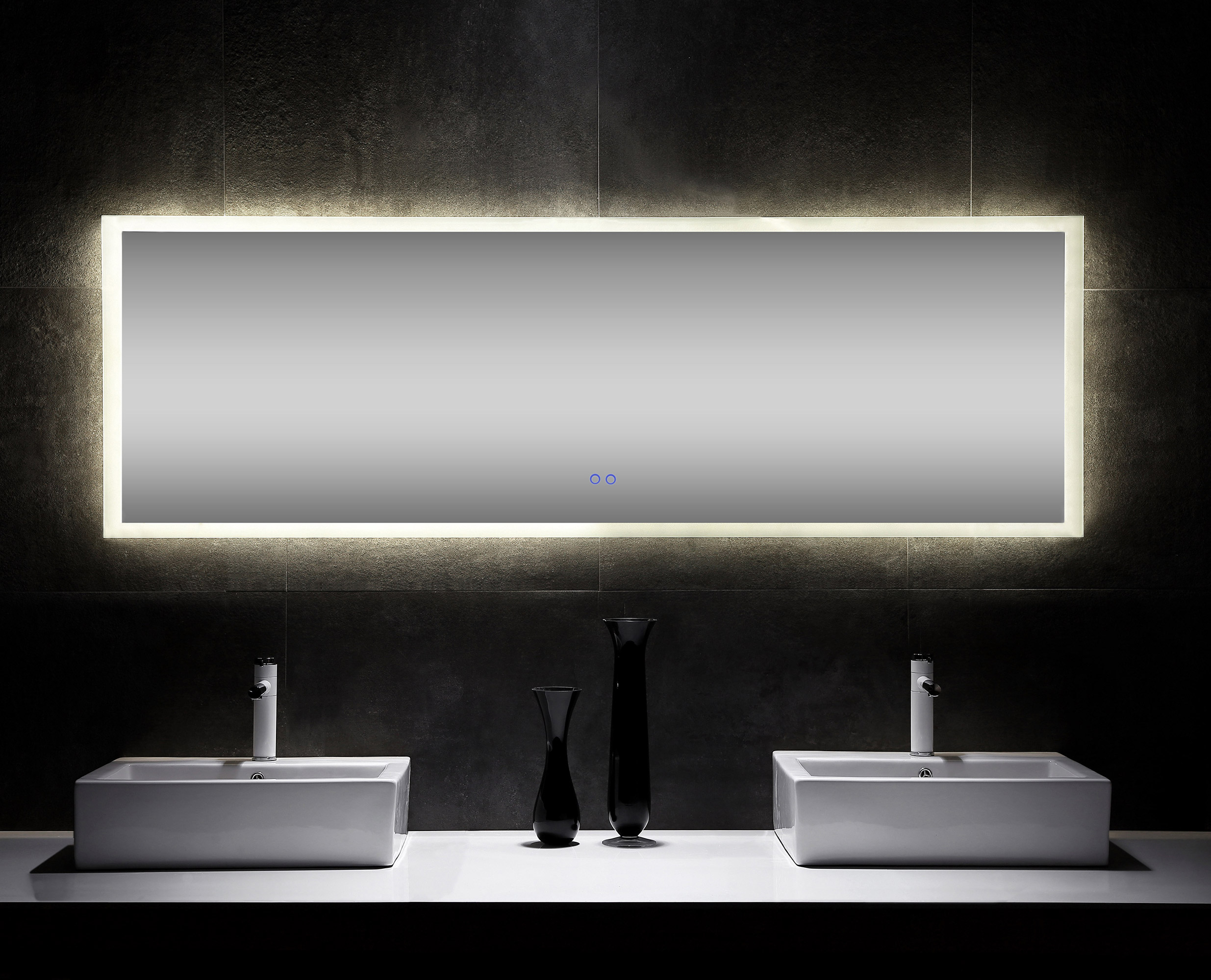 LED Spiegel 200x65 cm mit Heizung - Nie wieder beschlagene Spiegel
