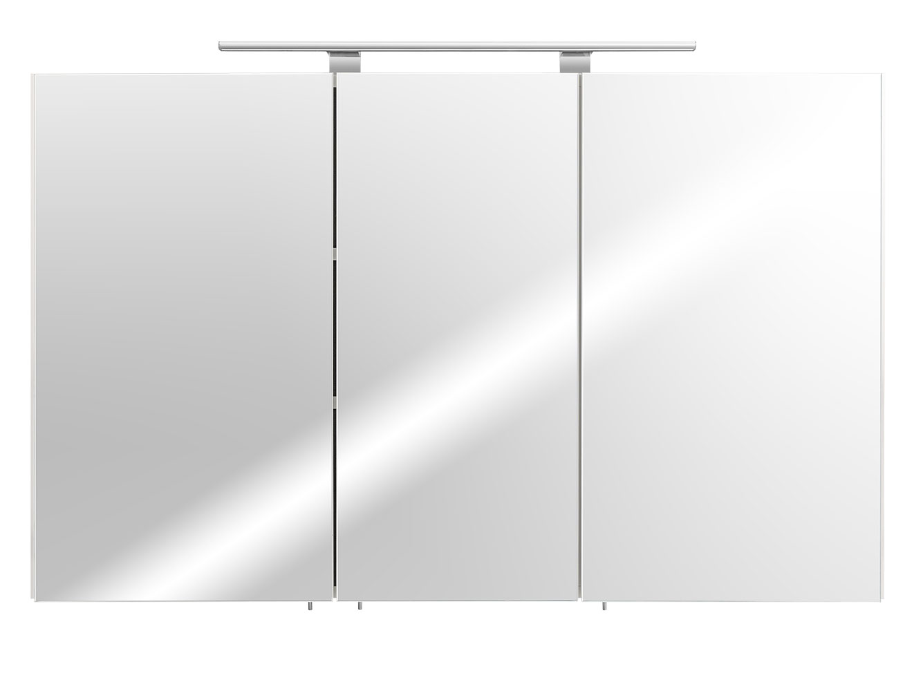 Spiegelschrank 110x68x16cm mit LED Leuchte weiß matt