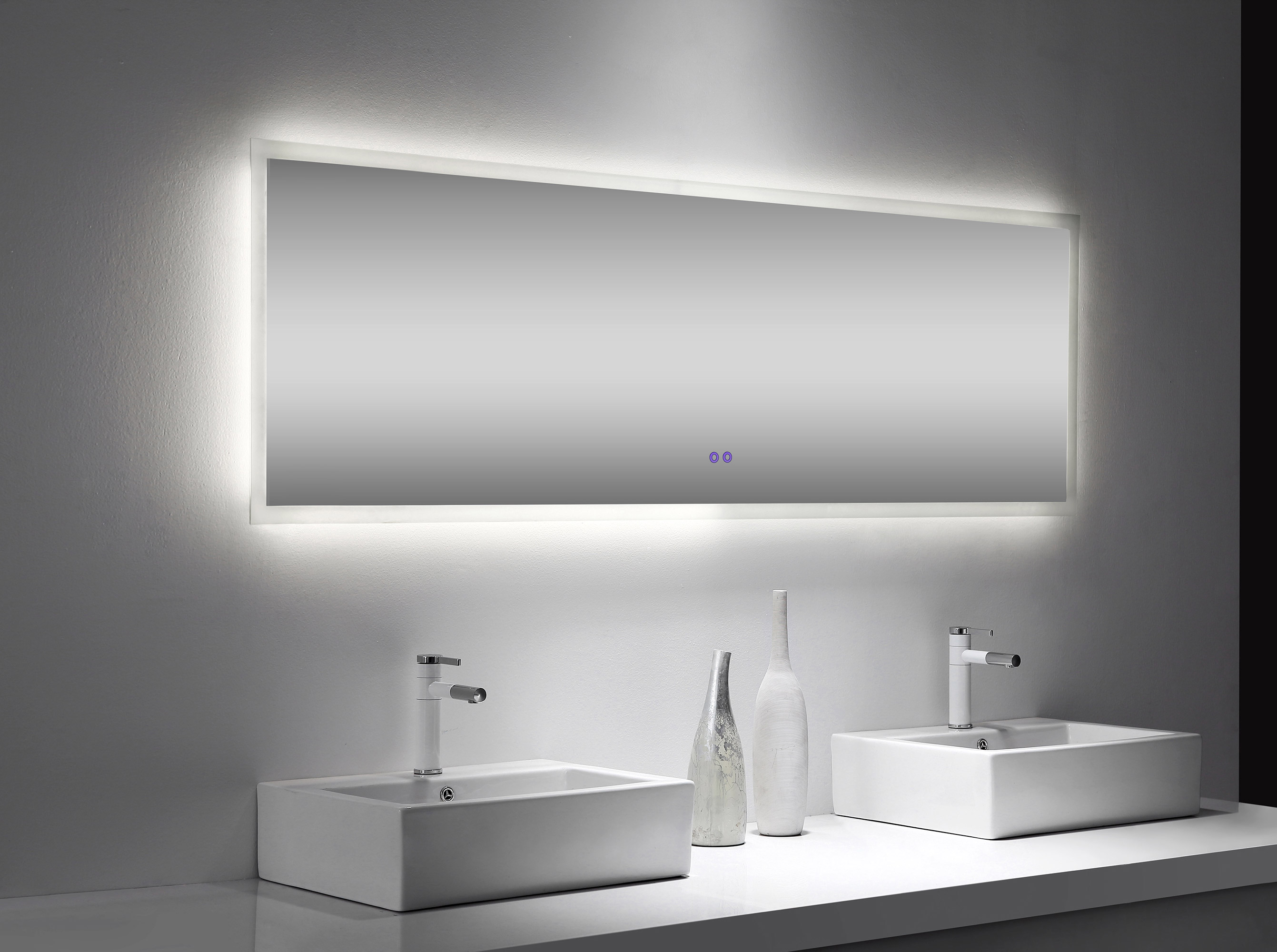 LED Spiegel 200x65 cm mit Heizung - Nie wieder beschlagene Spiegel