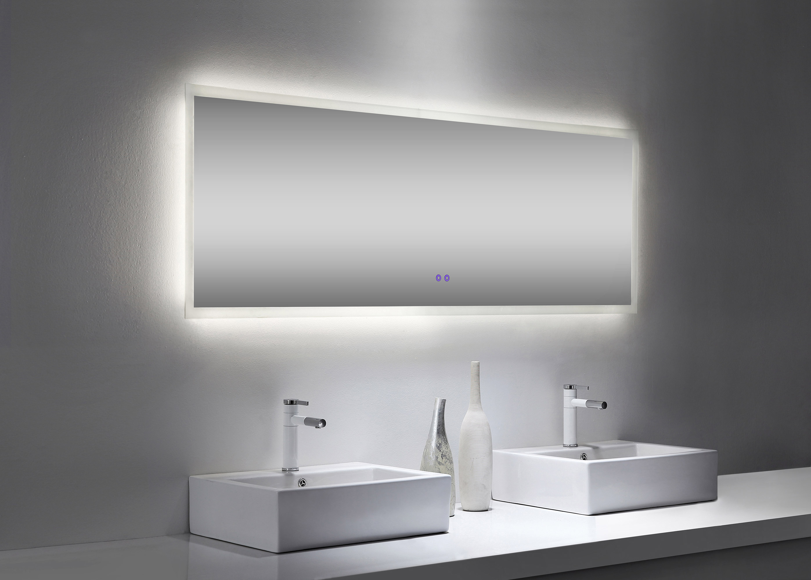 LED Spiegel 180x65 cm mit Heizung - Nie wieder beschlagene Spiegel
