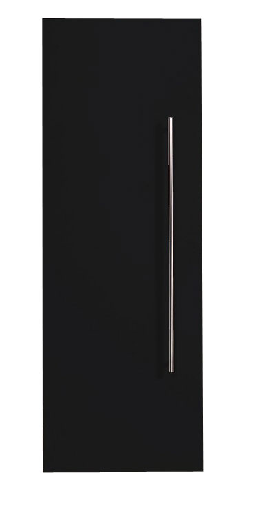 Hochschrank 100 cm schwarz seidenglanz 